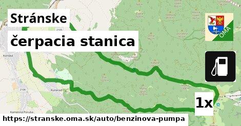 čerpacia stanica, Stránske