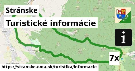 Turistické informácie, Stránske