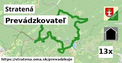 prevádzkovateľ v Stratená