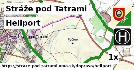 heliport v Stráže pod Tatrami