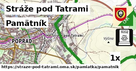 Pamätník, Stráže pod Tatrami