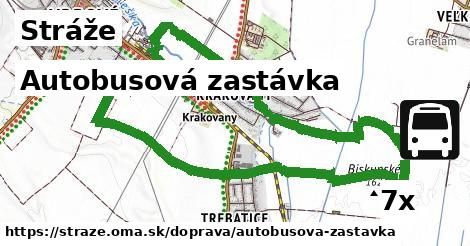 Autobusová zastávka, Stráže