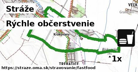 rýchle občerstvenie v Stráže