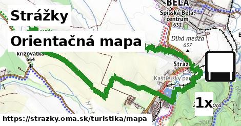 Orientačná mapa, Strážky