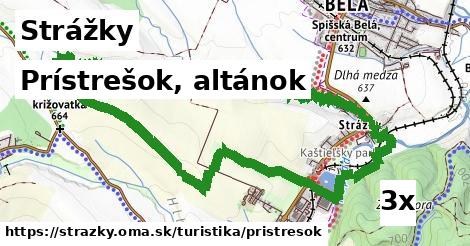 prístrešok, altánok v Strážky