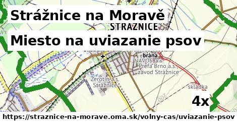 Miesto na uviazanie psov, Strážnice na Moravě