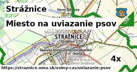 miesto na uviazanie psov v Strážnice