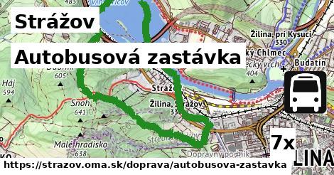 Autobusová zastávka, Strážov