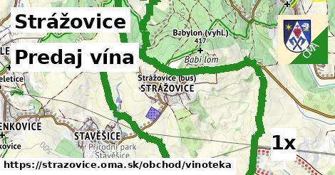 Predaj vína, Strážovice