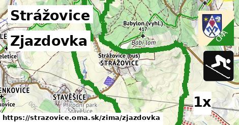 Zjazdovka, Strážovice