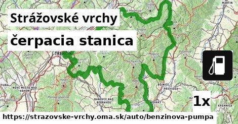 čerpacia stanica, Strážovské vrchy