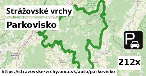 Parkovisko, Strážovské vrchy