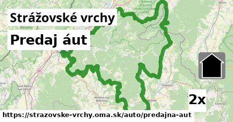 Predaj áut, Strážovské vrchy