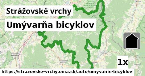 Umývarňa bicyklov, Strážovské vrchy