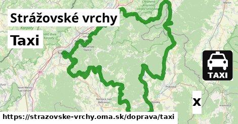 Taxi, Strážovské vrchy