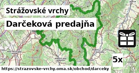 Darčeková predajňa, Strážovské vrchy