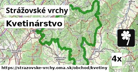 Kvetinárstvo, Strážovské vrchy