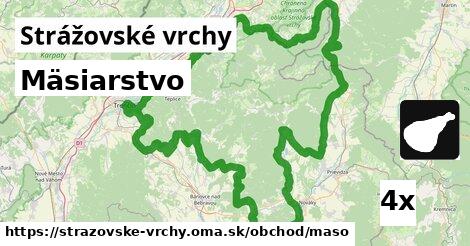 Mäsiarstvo, Strážovské vrchy