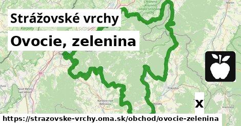 Ovocie, zelenina, Strážovské vrchy