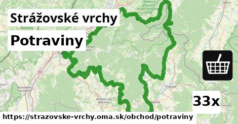 Potraviny, Strážovské vrchy