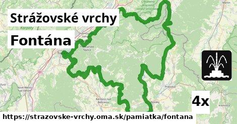 Fontána, Strážovské vrchy