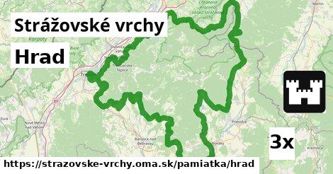 Hrad, Strážovské vrchy