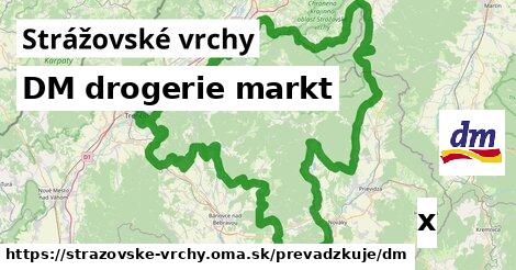 DM drogerie markt, Strážovské vrchy