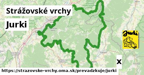 Jurki, Strážovské vrchy