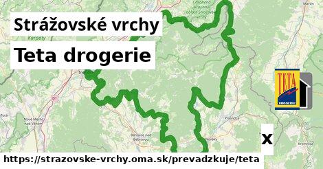 Teta drogerie, Strážovské vrchy