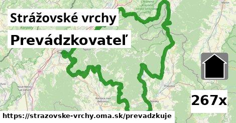 prevádzkovateľ v Strážovské vrchy