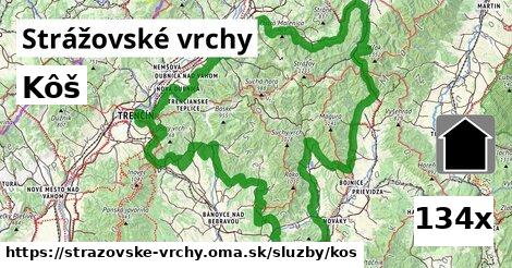 Kôš, Strážovské vrchy
