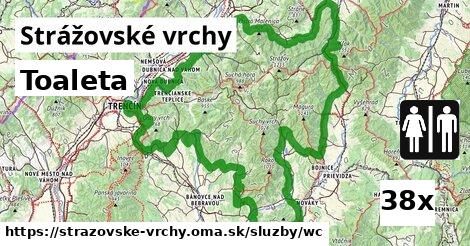 Toaleta, Strážovské vrchy