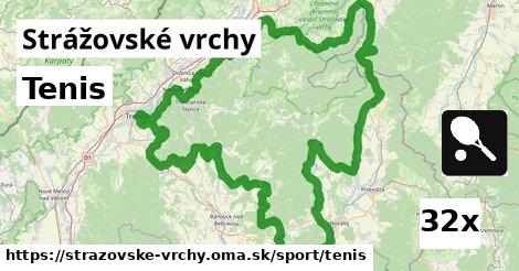 Tenis, Strážovské vrchy