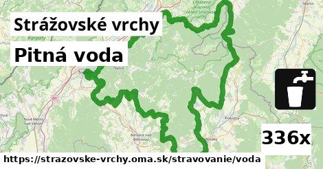 Pitná voda, Strážovské vrchy