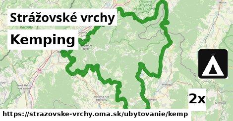 Kemping, Strážovské vrchy