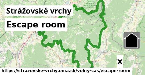 Escape room, Strážovské vrchy