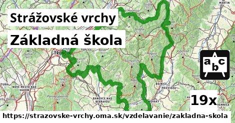 Základná škola, Strážovské vrchy