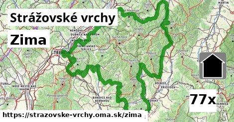 zima v Strážovské vrchy