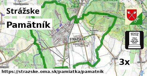 Pamätník, Strážske