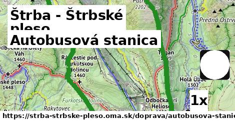 Autobusová stanica, Štrba - Štrbské pleso