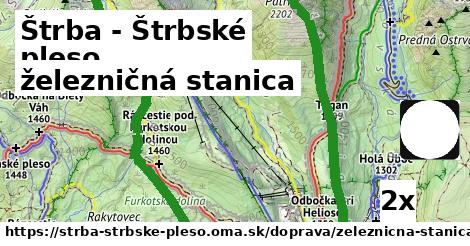 železničná stanica, Štrba - Štrbské pleso