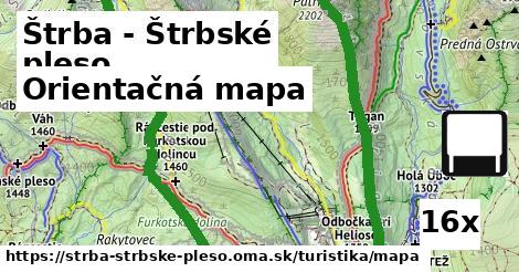 Orientačná mapa, Štrba - Štrbské pleso