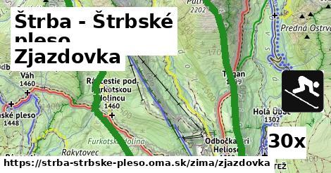 Zjazdovka, Štrba - Štrbské pleso