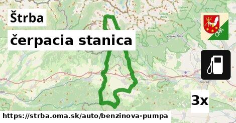 čerpacia stanica, Štrba