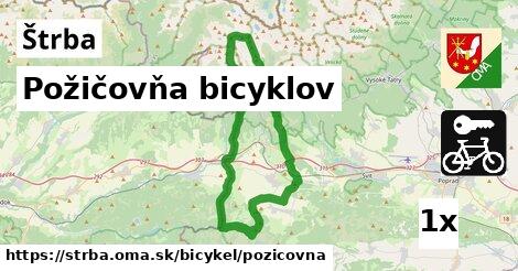 Požičovňa bicyklov, Štrba