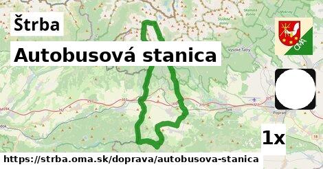 Autobusová stanica, Štrba