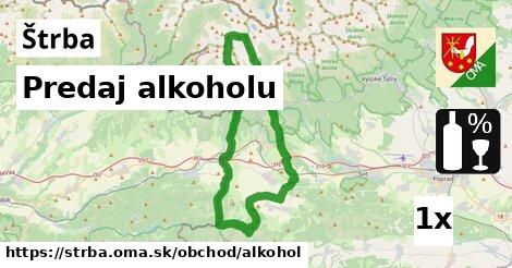 Predaj alkoholu, Štrba