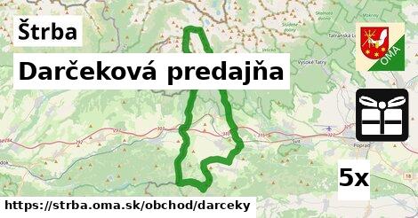 Darčeková predajňa, Štrba