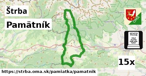 Pamätník, Štrba