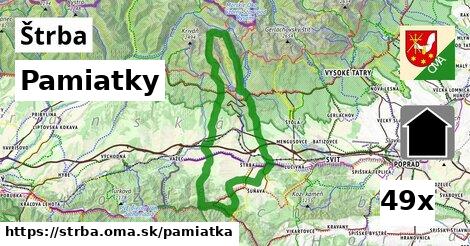 pamiatky v Štrba